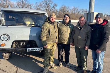 Сергей Аверкиев и Сергей Бабин вернулись с передовой с трофеями